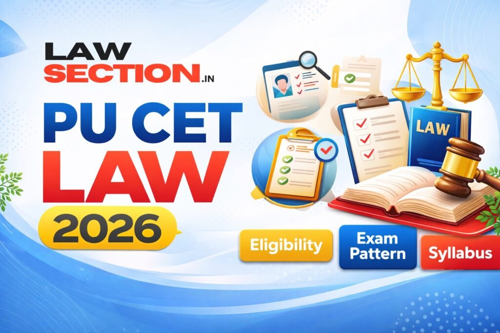 PU CET LAW 2026 | Lawsection.in