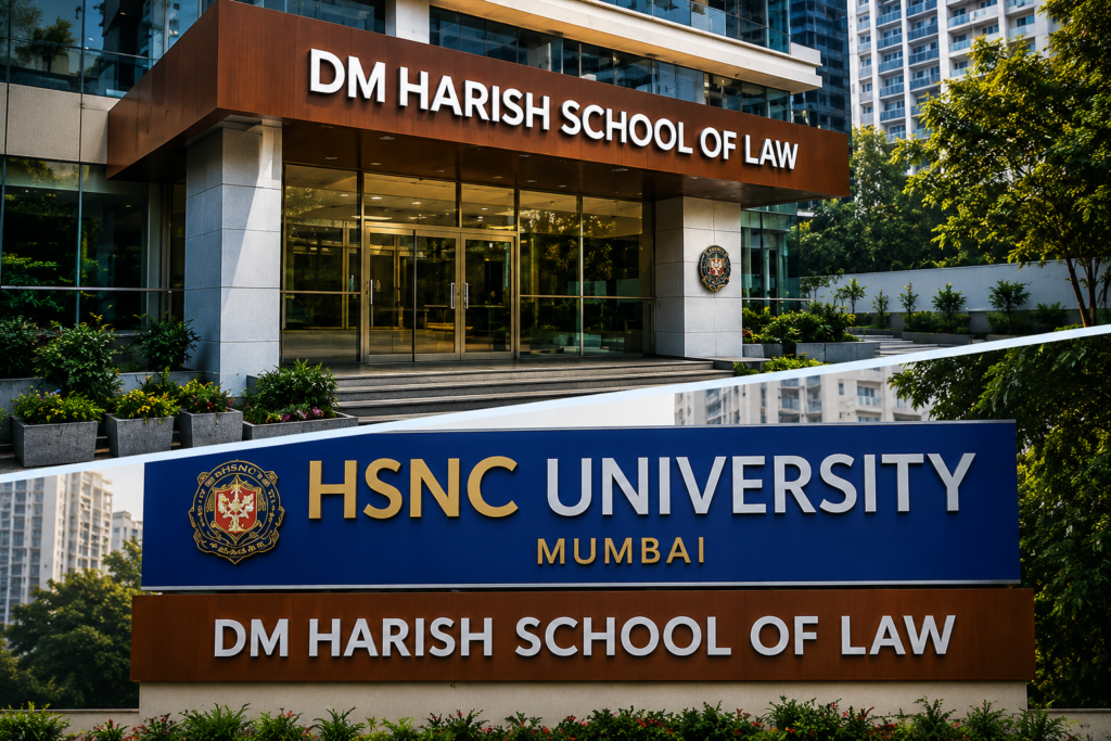 DM Harish School of Law campus in Mumbai