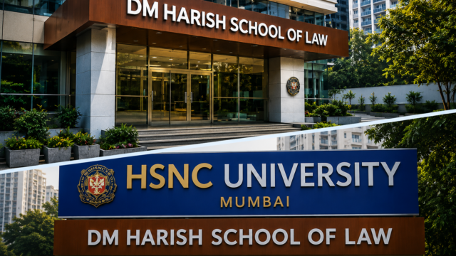 Law Colleges in India DM Harish School of Law campus in Mumbai