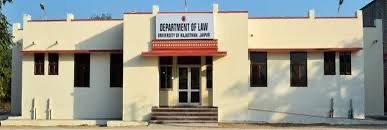 Law College Directory University of Rajasthan, Department of Law