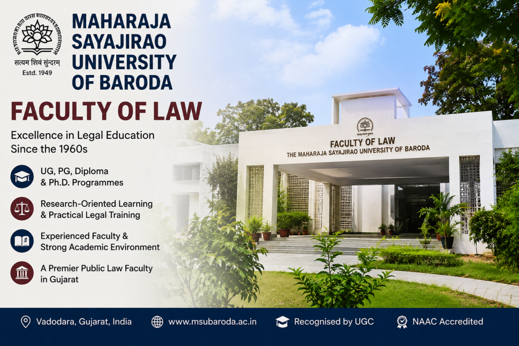MSU Baroda Faculty of Law Campus in Vadodara
