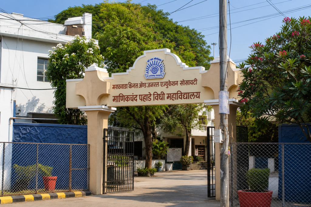 Manikchand Pahade Law College