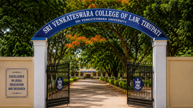 Law Colleges in India Sri Venkateswara College of Law