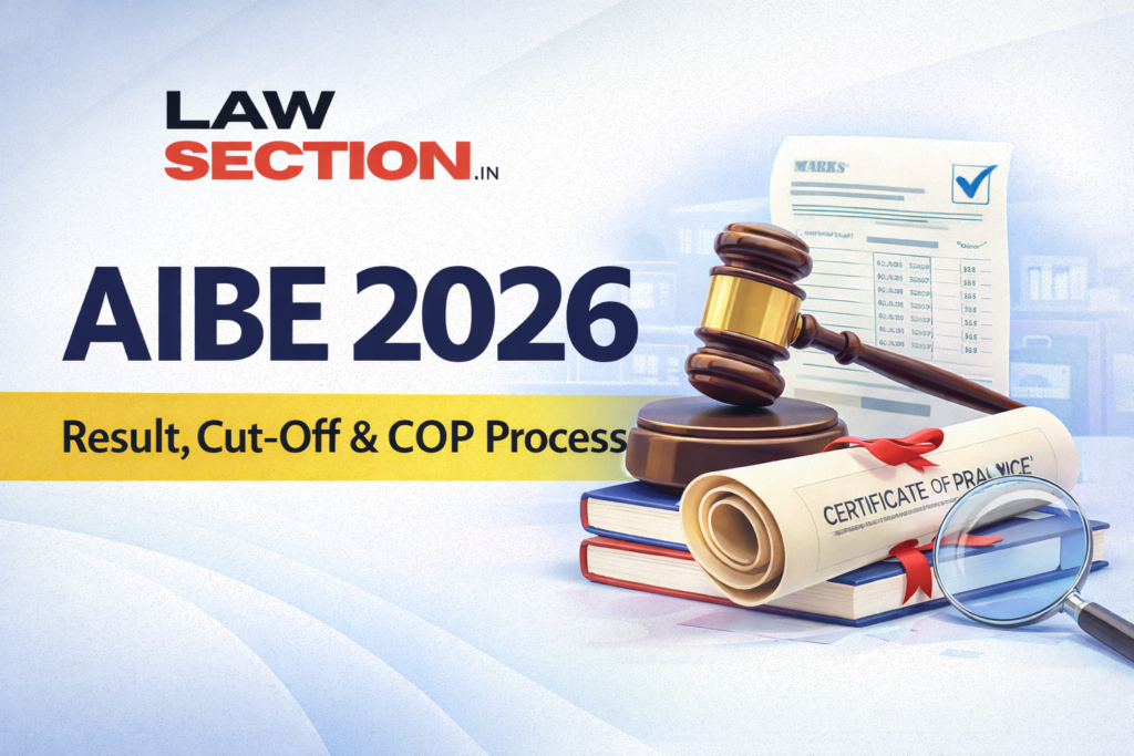 AIBE 2026 Result, Cut-Off & Certificate of Practice (COP) Process Explained AIBE 2026 Result