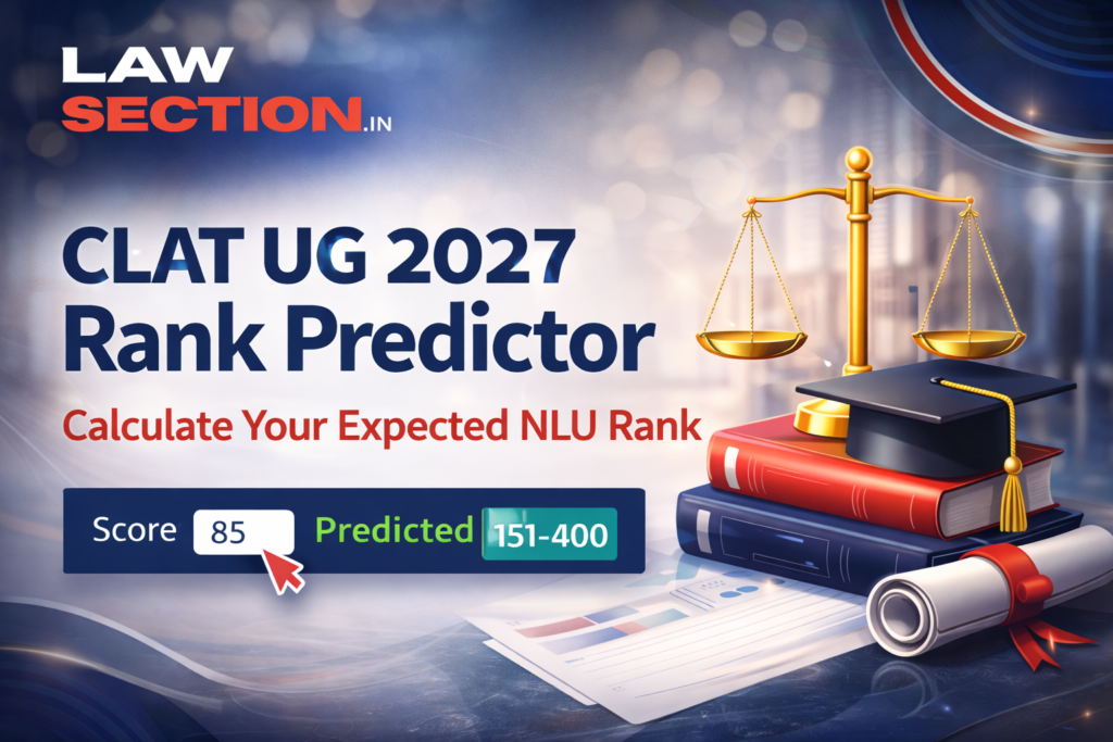CLAT UG 2027 Rank Predictor