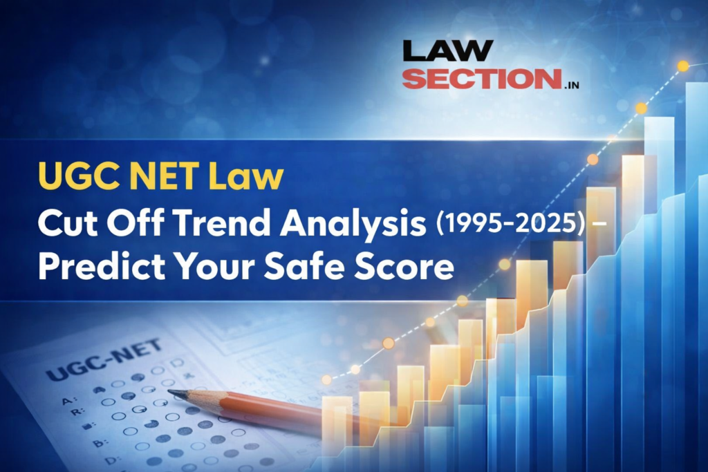 UGC NET Law Cut Off Trend Analysis