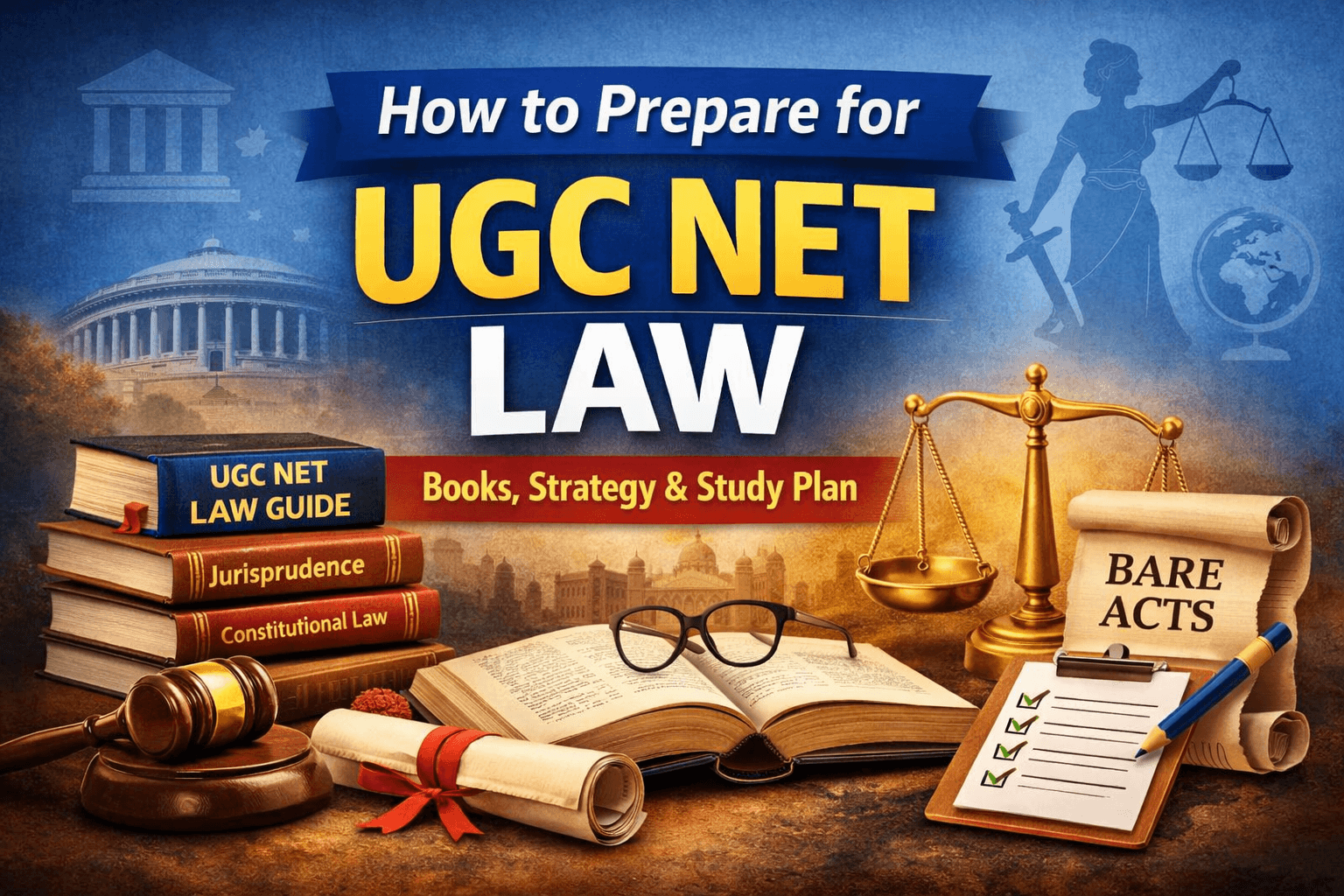 How to Prepare for UGC NET Law – Books, Strategy & Study Plan