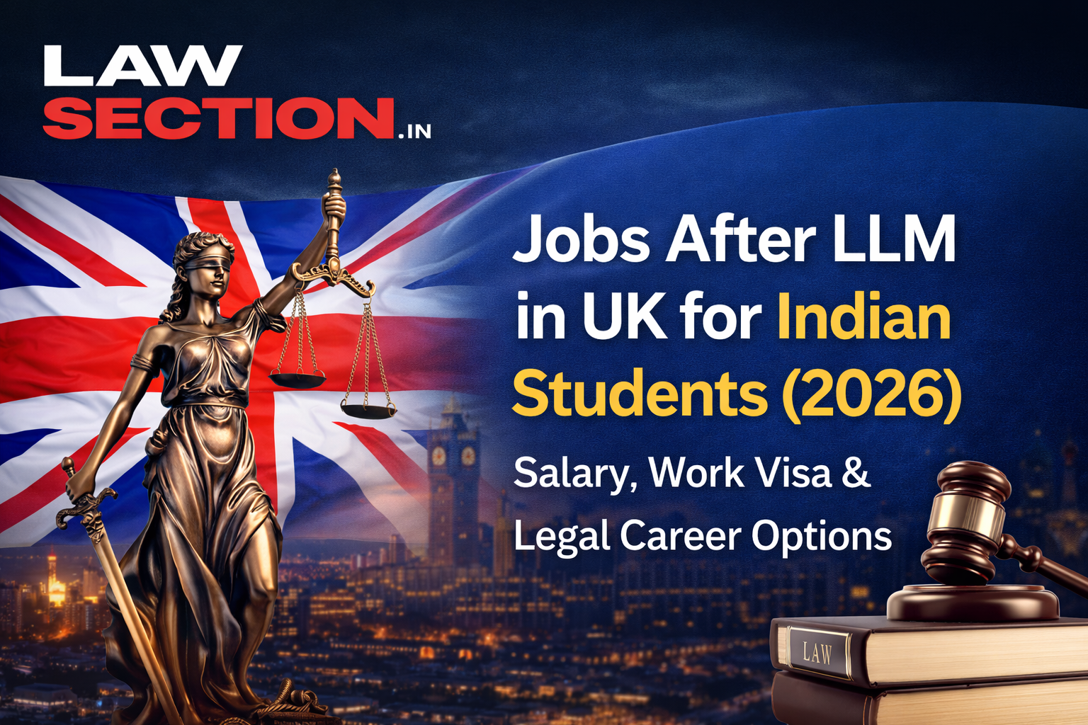 Jobs After LLM in UK for Indian Students (2026): Salary, Work Visa & Legal Career Options