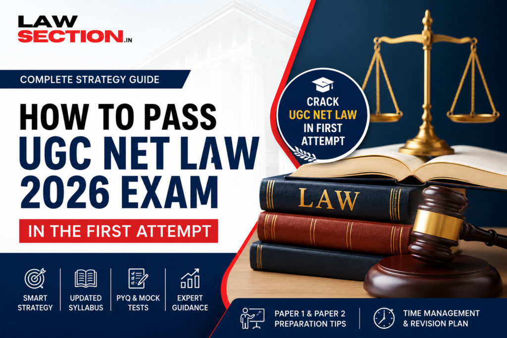How to pass UGC NET Law 2026 exam in the first attempt