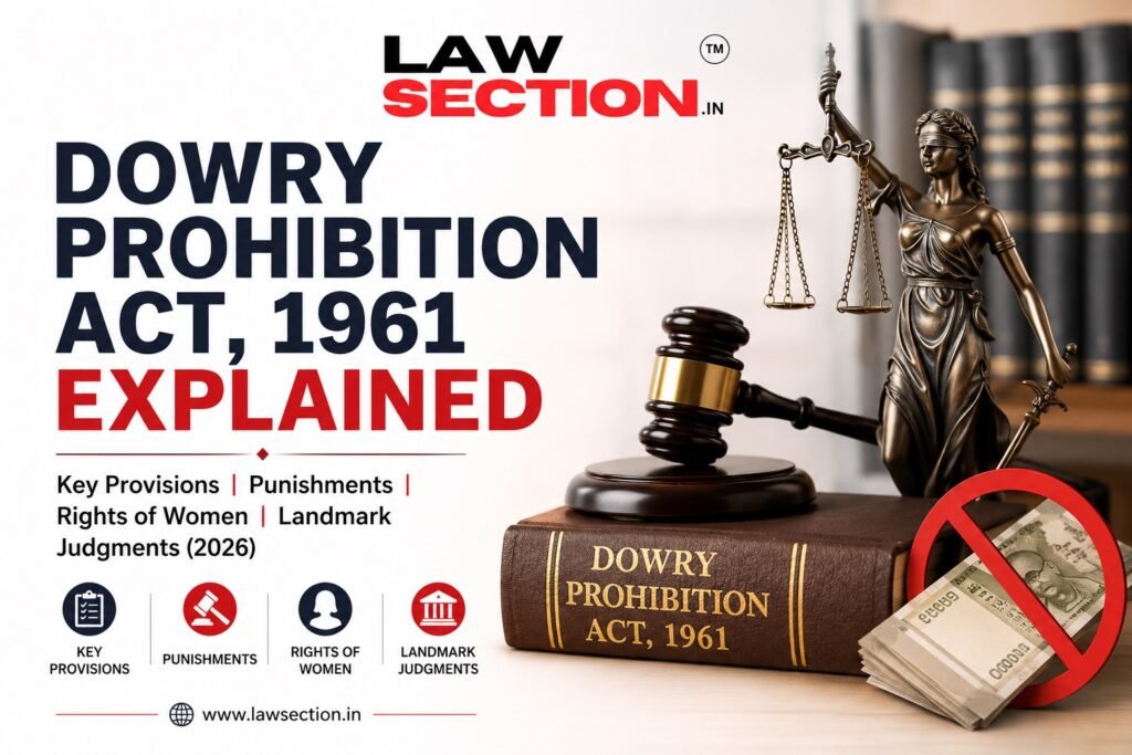 Dowry Prohibition Act, 1961 | Lawsection.in