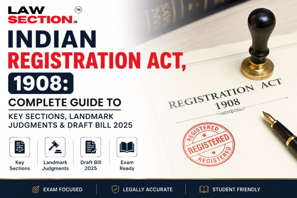 Indian Registration Act, 1908 | Lawsection.in