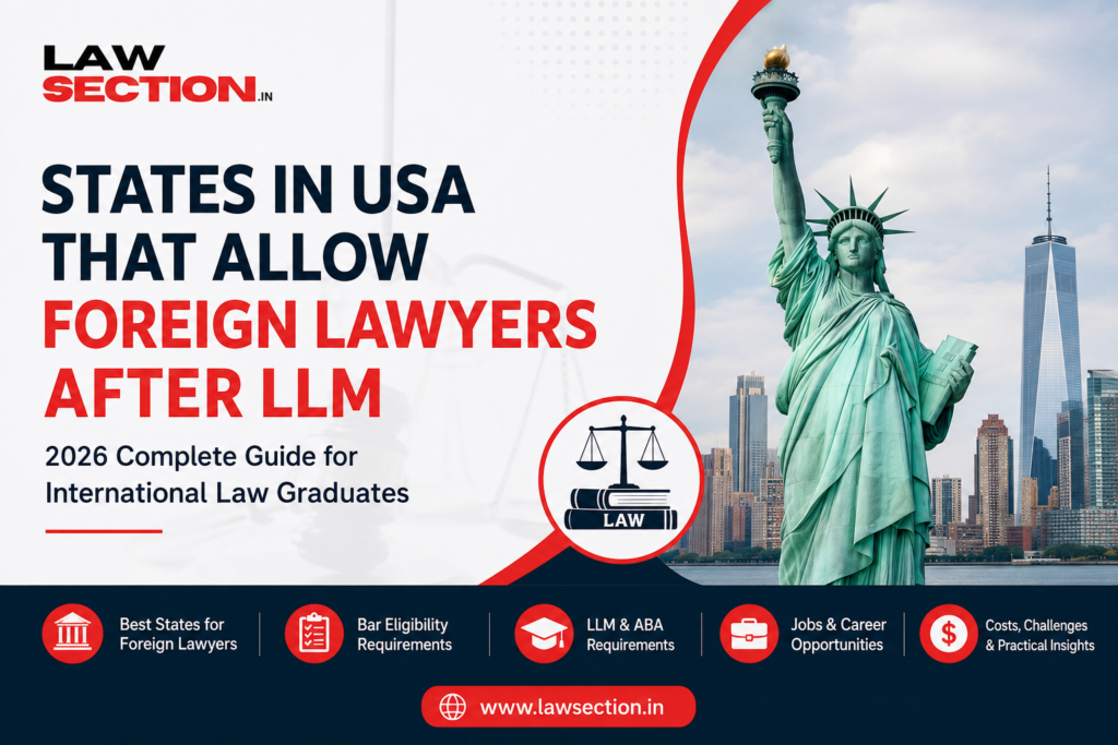 States in USA for Foreign Lawyers After LLM