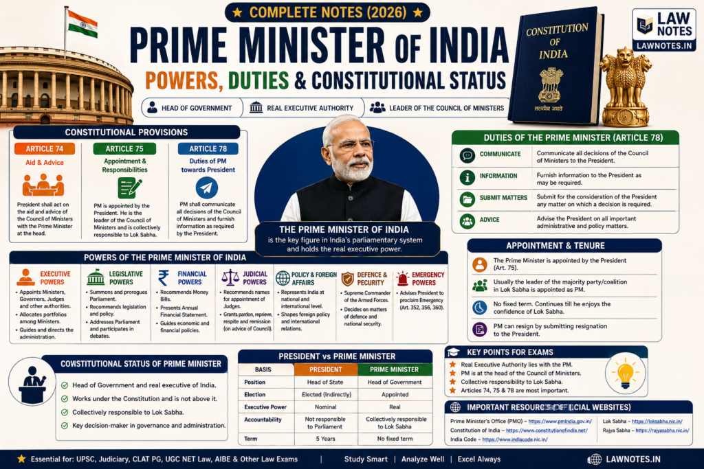 prime minister of india
