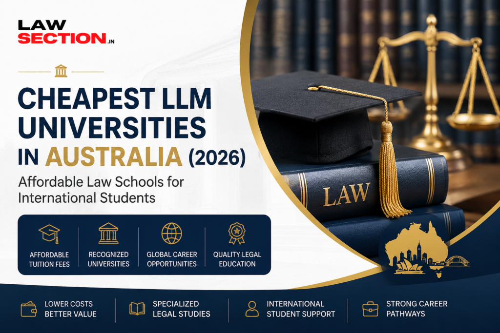 Cheapest LLM Universities in Australia