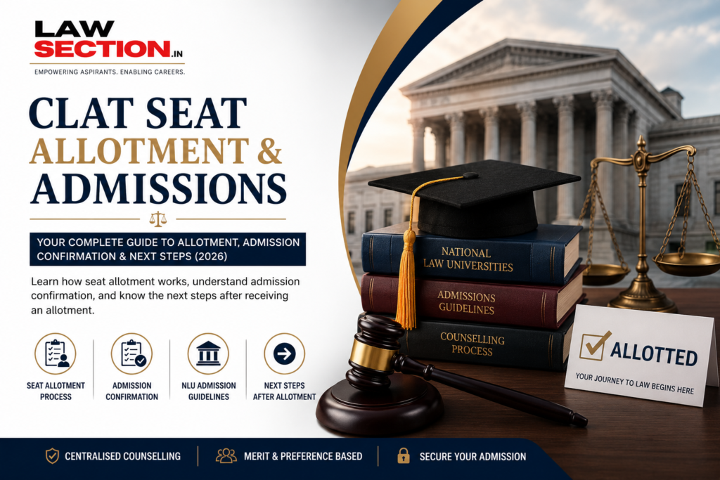 CLAT Seat Allotment & Admissions
