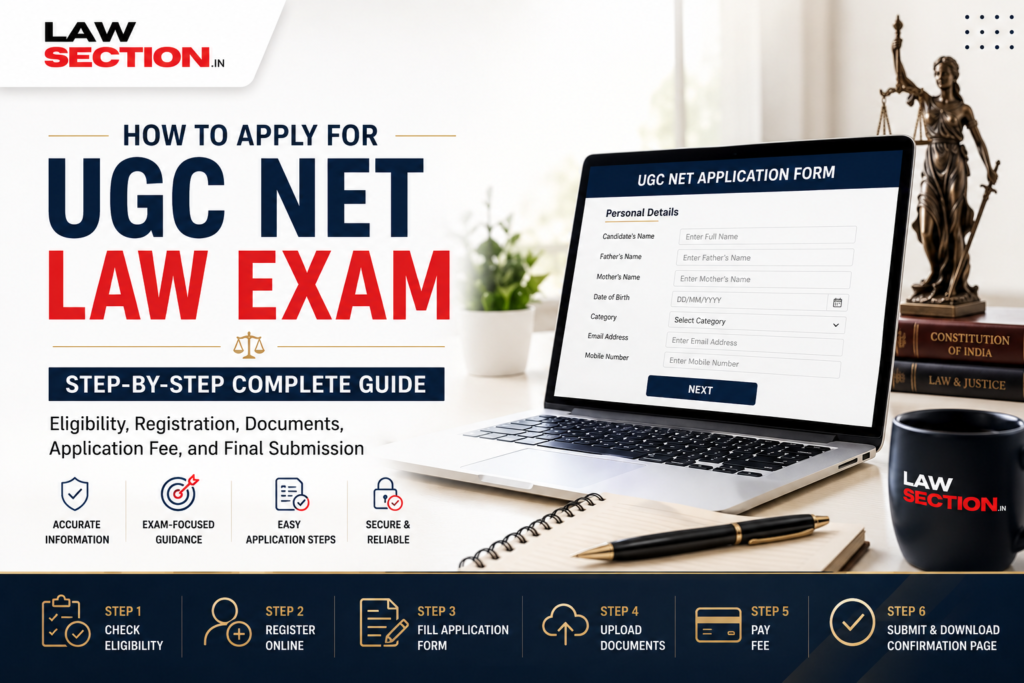 How to Apply for UGC NET Law Exam